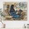 Designart - Arabian Woman Driving A Car I - Modern Print on Natural Pine Wood